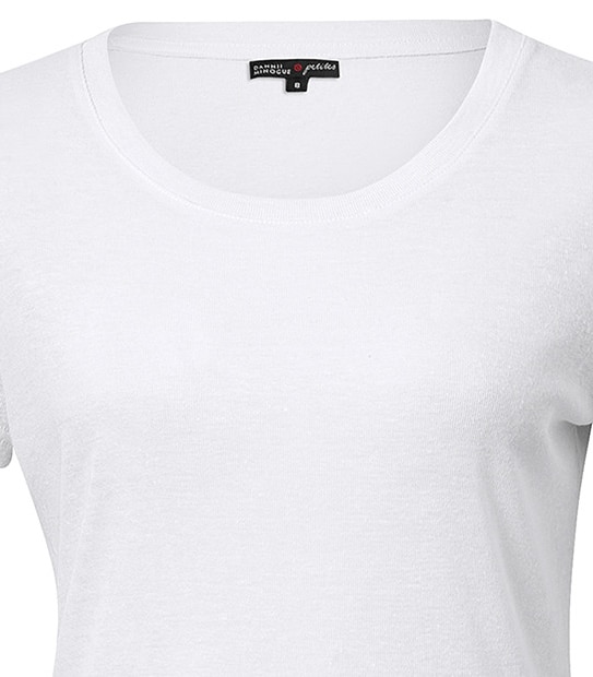 Dannii Minogue Petites White Relaxed T-Shirt