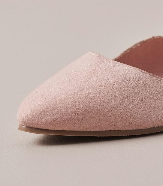 Senior Kids Curved Edge Ballet Flats