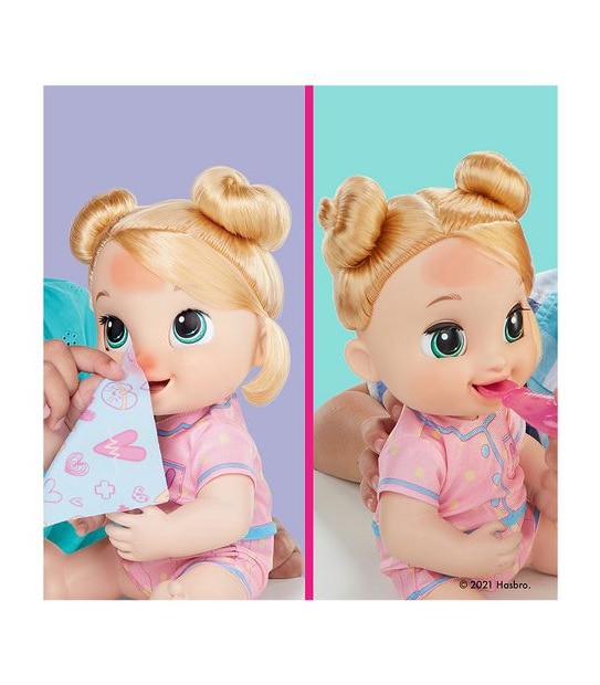Baby Alive Lulu Achoo Blonde Hair doll 