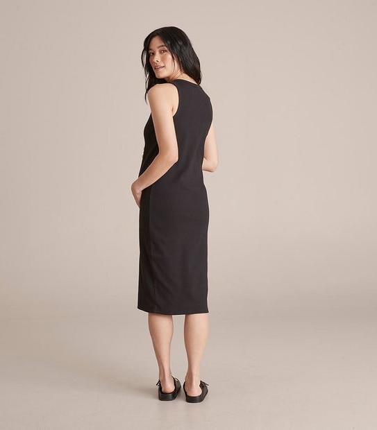 Maternity Henley Bodycon Dress