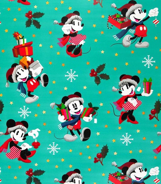 Hallmark Christmas Wrapping Paper - Disney Mickey Mouse