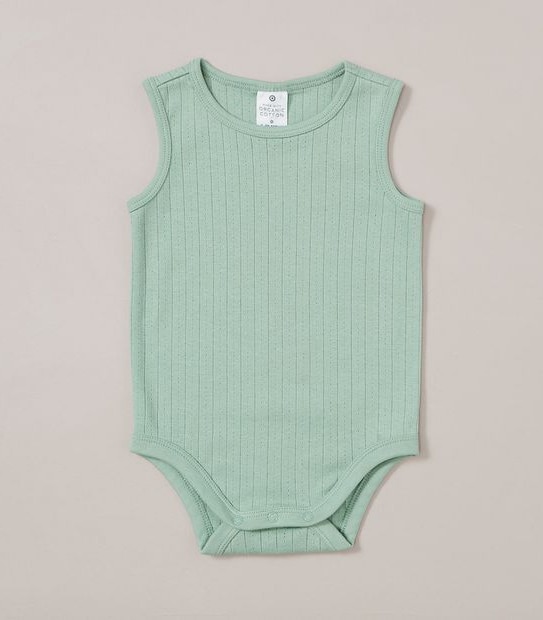 Baby Organic Cotton Pointelle Bodysuit