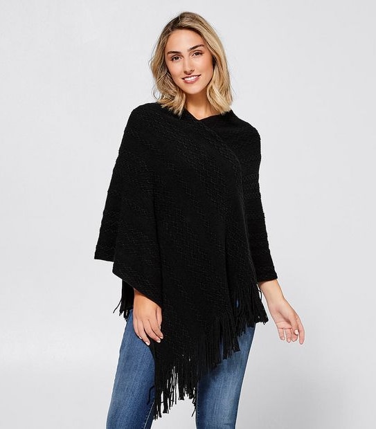 Paige Knitted Poncho