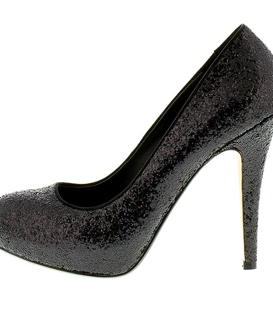Astoria Glitter Pumps- Black