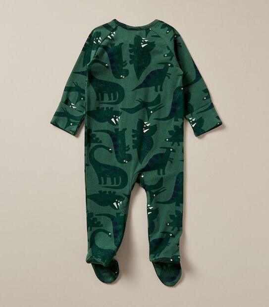Baby Organic Cotton Print Coverall