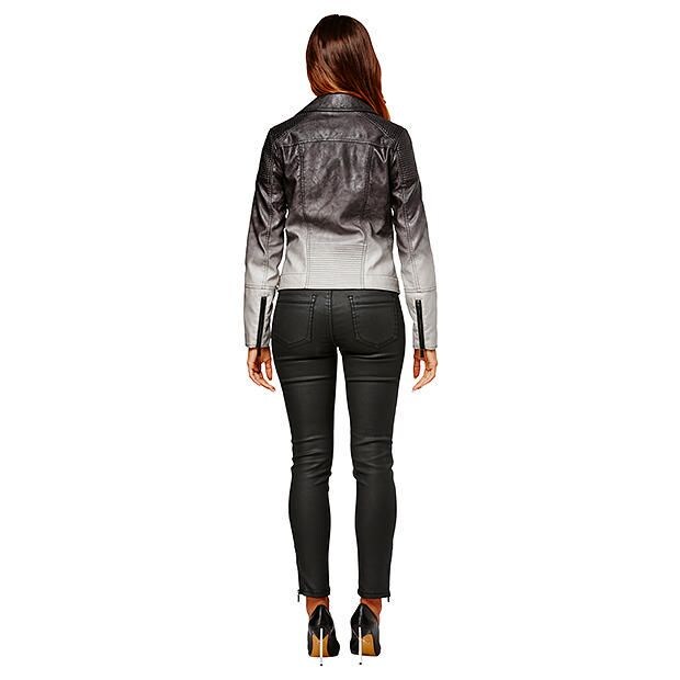 Dannii Minogue Petites Faux Leather Biker Jacket | Target Australia