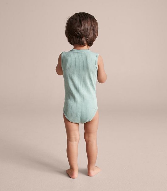 Baby Organic Cotton Pointelle Bodysuit