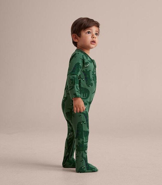Baby Organic Cotton Print Coverall