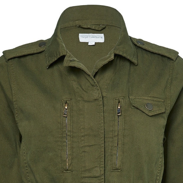 Utility Jacket Khaki Target Australia