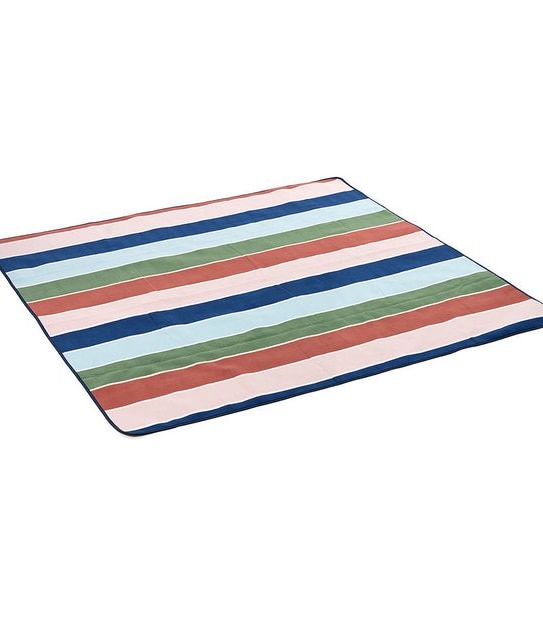 1.7M Fleece Picnic Rug - Colour Stripe