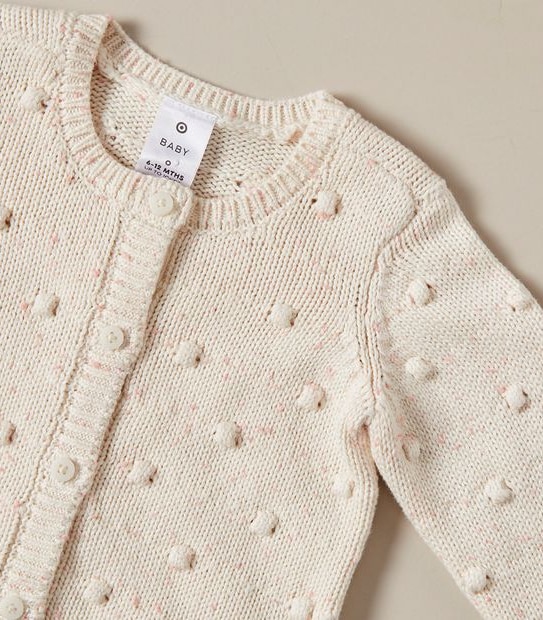 Baby Pom Pom Cardigan