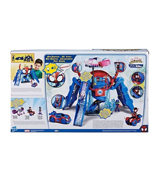 Spidey and His Amazing Friends Web-Quarters Playset