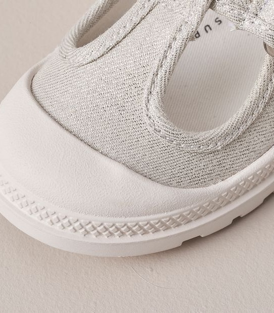 Kids Junior Shimmer T-Bar Mary Jane Shoes