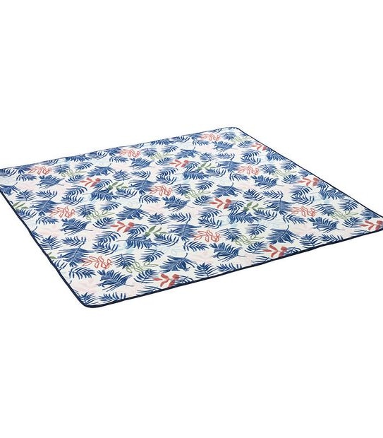 1.7M Fleece Picnic Rug - Palm Leaf