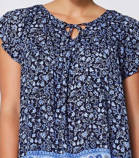 Ruffle Sleeve Peasant Top 4 of 4