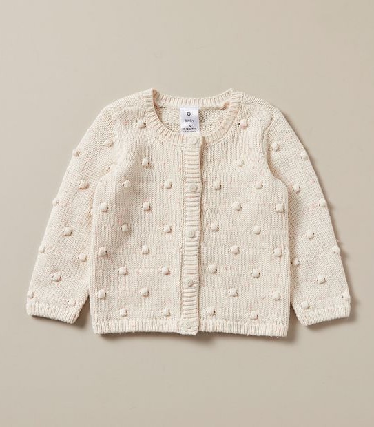 Baby Pom Pom Cardigan
