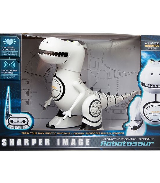 Sharper Image: RC Interactive Trainable Robotic Dinosaur - Robotosaur