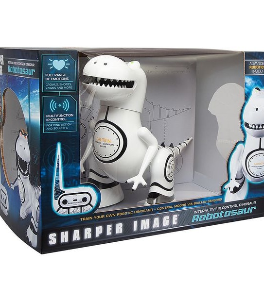 Sharper Image: RC Interactive Trainable Robotic Dinosaur - Robotosaur
