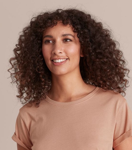 Cotton/Modal Relaxed Crew T-Shirt