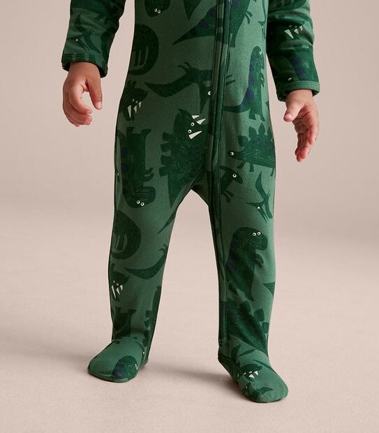Baby Organic Cotton Print Coverall