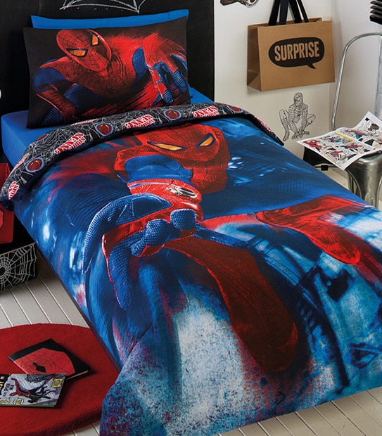 Spiderman Hang Time Quilt Cover Set Target Australia