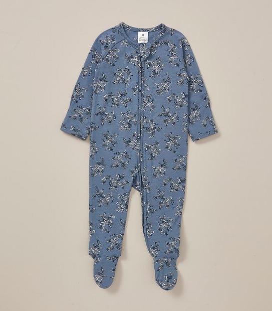 Baby Organic Cotton Print Coverall