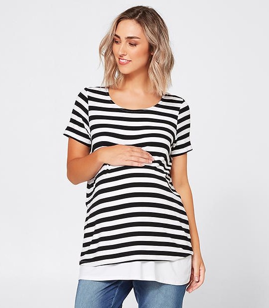 Maternity Relaxed Nursing Top