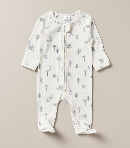 Baby Organic Cotton Rib Coverall