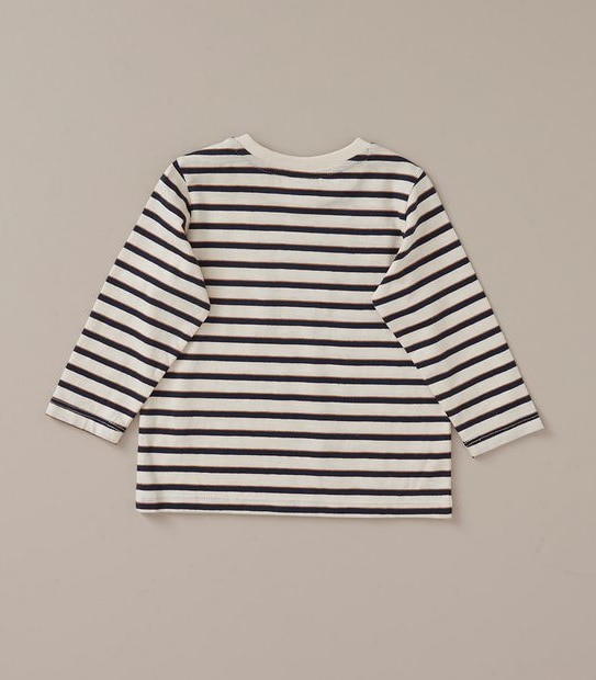 Baby Organic Cotton Striped Top 3 of 4