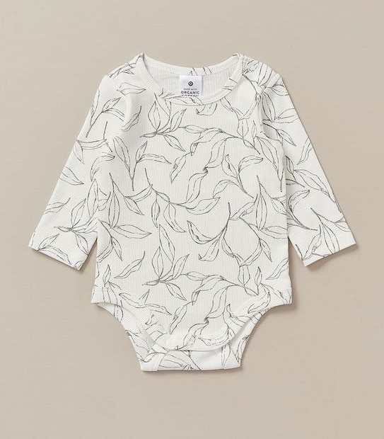 3 Pack Baby Organic Cotton Rib Bodysuits