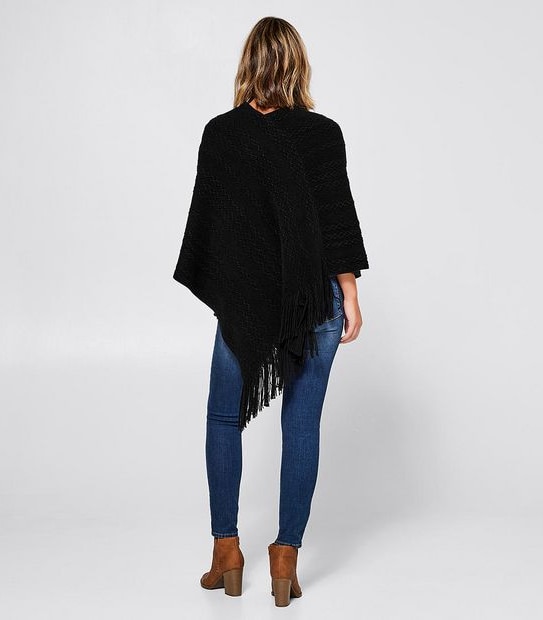 Paige Knitted Poncho