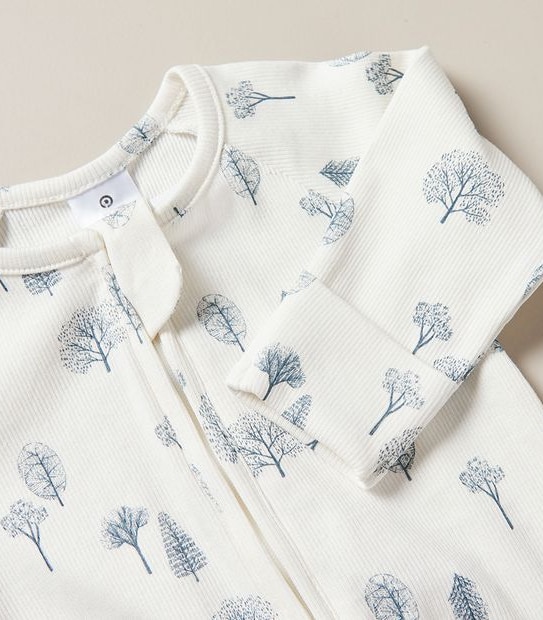 Baby Organic Cotton Rib Coverall