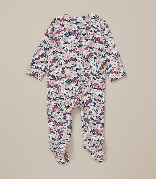 Baby Organic Cotton Print Coverall