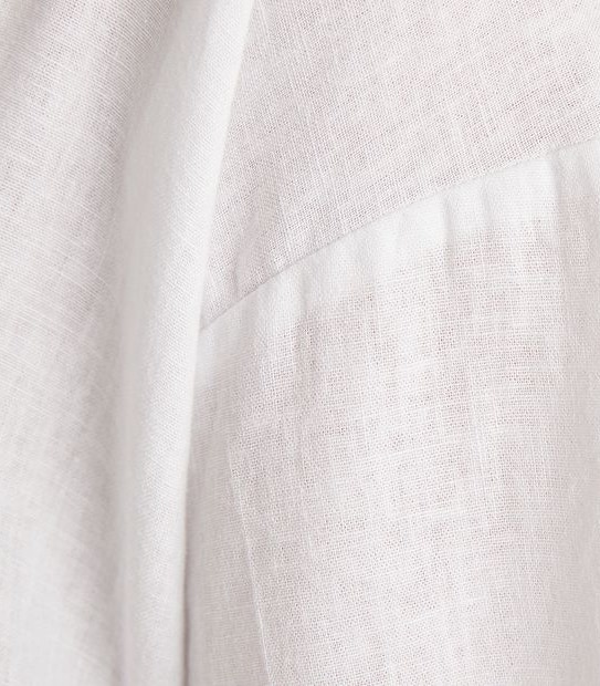 Maternity Linen Blen Gathered Peplum Shirt 5 of 5