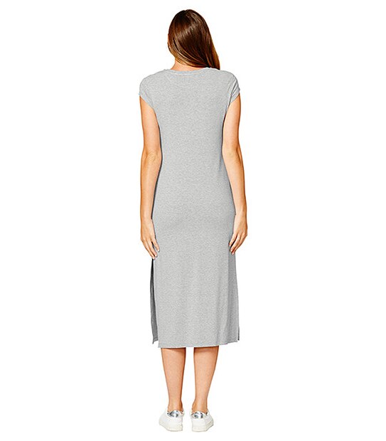 Jersey Maxi Dress - Light Grey