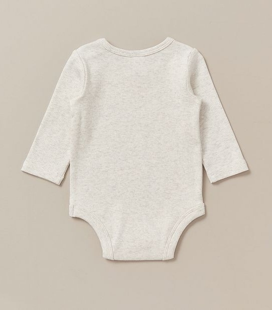 3 Pack Baby Organic Cotton Rib Bodysuits