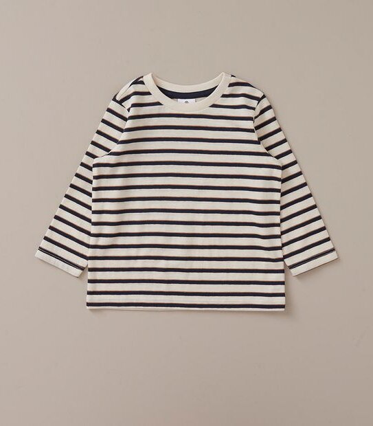 Baby Organic Cotton Striped Top 1 of 4