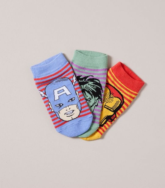 3 Pack Marvel Socks 1 of 2
