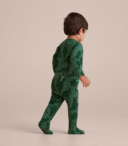 Baby Organic Cotton Print Coverall