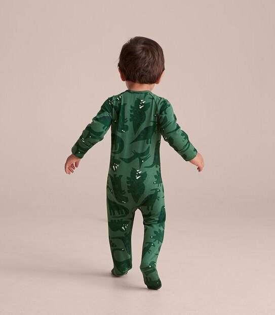 Baby Organic Cotton Print Coverall