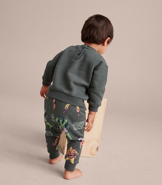 2 Piece Baby Marvel Comics Set
