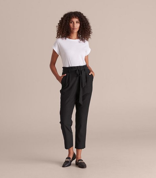 Poplin Tapered Pants