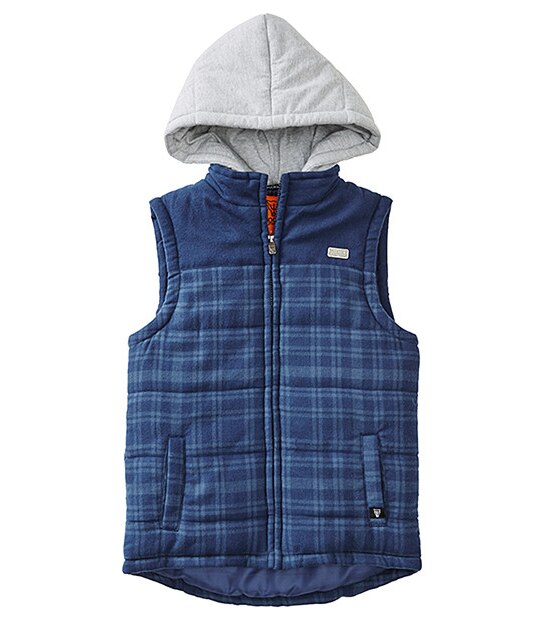 MOOKS Flannelette Puffer Vest