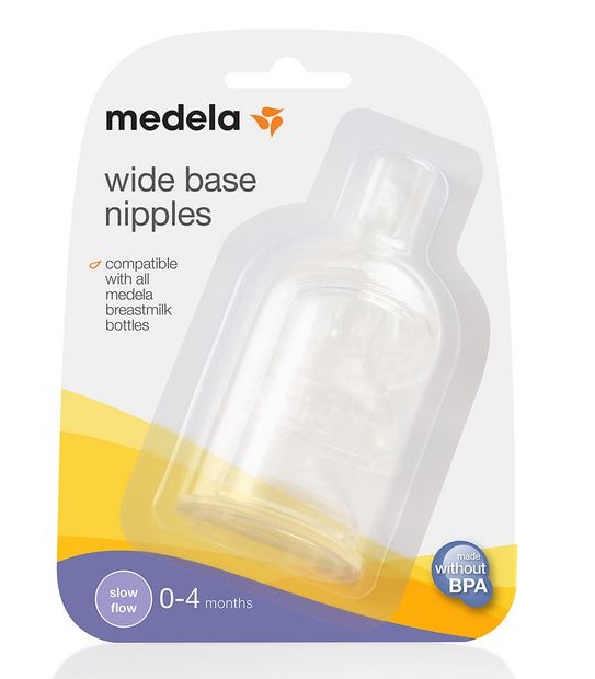 Medela 3 Pack Slow Flow Wide Base Teats