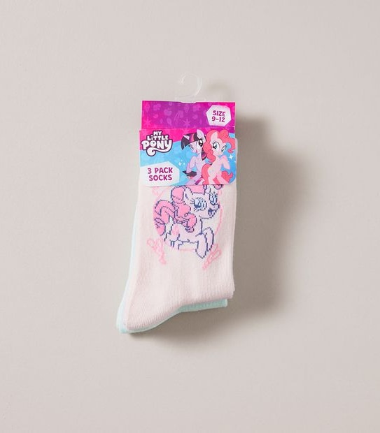 3 Pack My Little Pony Socks