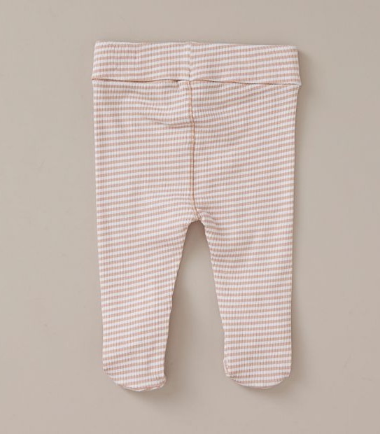 Baby Organic Cotton Striped Leggings