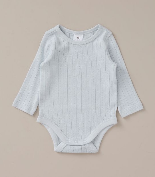 Baby Organic Cotton Pointelle Bodysuit