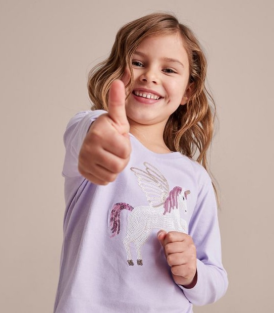 Sequin Unicorn Top