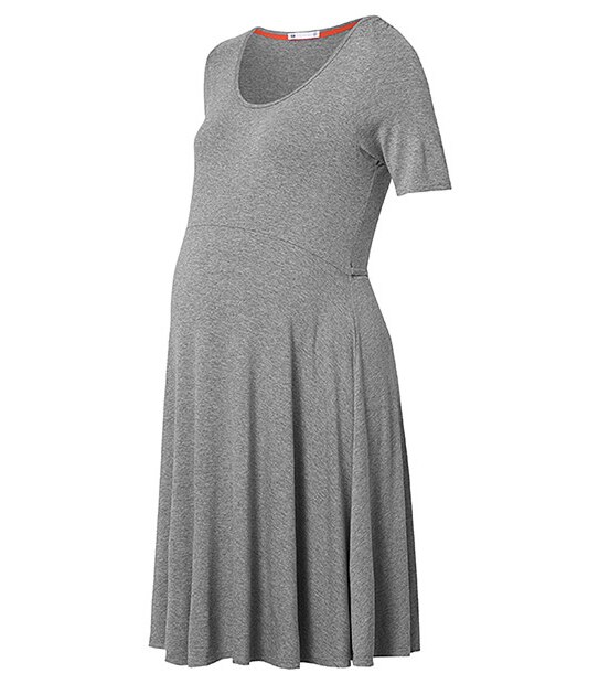 Maternity Skater Dress - Grey Marle
