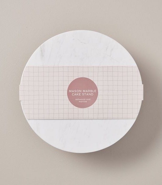 Mason Marble Cake Stand